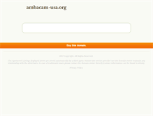 Tablet Screenshot of ambacam-usa.org